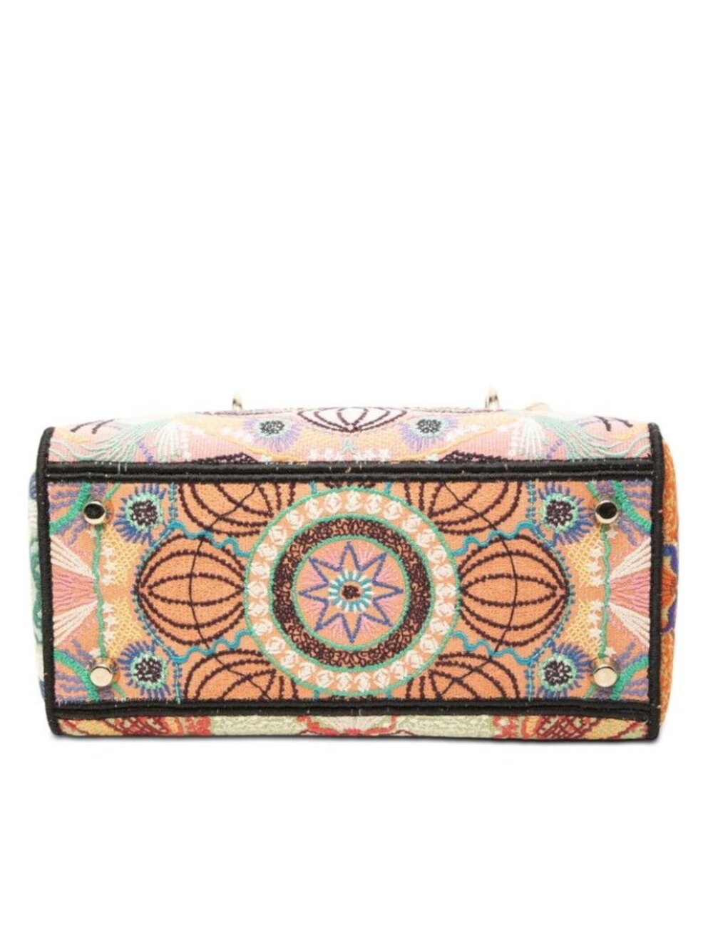 Dior Lady D-lite 2-Way Shoulder Bag Multicolor Canvas - Picture 3 of 7
